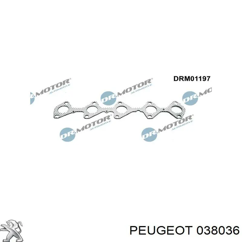 Uszczelka turbiny spalin, wlot Peugeot/Citroen 038036 cena, od 6,67 USD