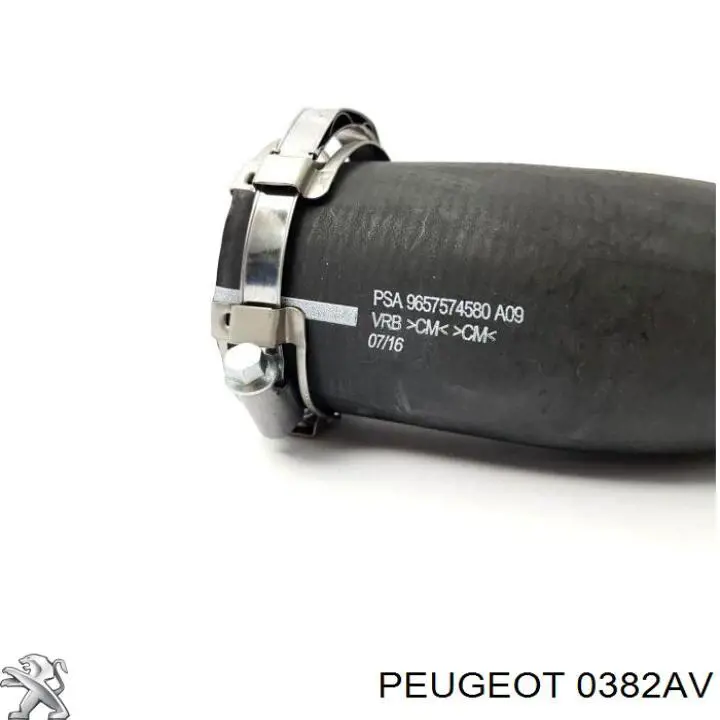 Do koszyka 0382AV Peugeot/Citroen Przewód (króciec) intercoolera