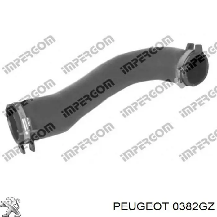 0382GZ Peugeot/Citroen Przewód (króciec) intercoolera