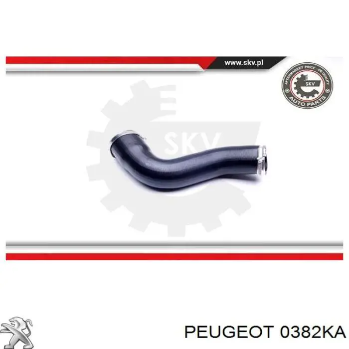 Przewód (króciec) intercoolera Peugeot/Citroen 0382KA cena, od 25,70 USD