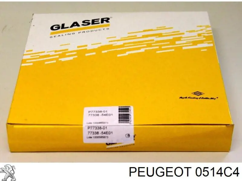 0514C4 Peugeot/Citroen Uszczelniacz wału korbowego silnika tylny