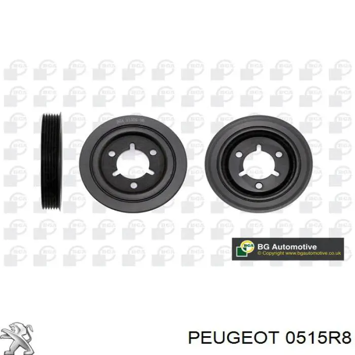 Koło pasowe wału korbowego Peugeot/Citroen 0515R8