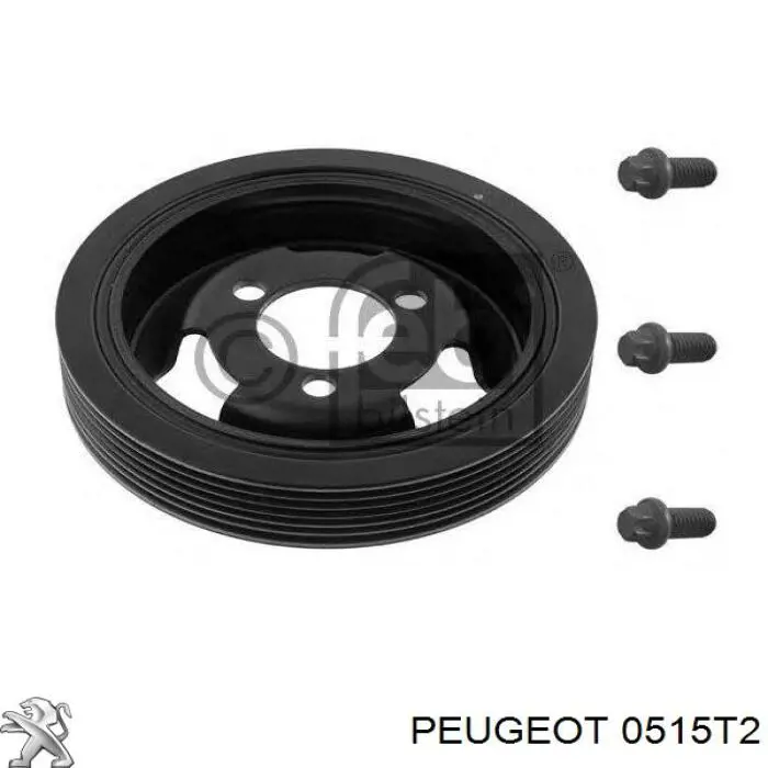 0515T2 Peugeot/Citroen Koło pasowe wału korbowego