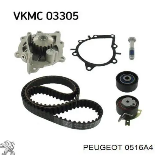 Śruba koła pasowego wału korbowego Peugeot/Citroen 0516A4 cena, od 7,86 USD