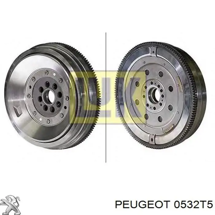 0532T5 Peugeot/Citroen Koło zamachowe silnika