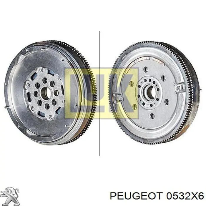0532X6 Peugeot/Citroen Koło zamachowe silnika