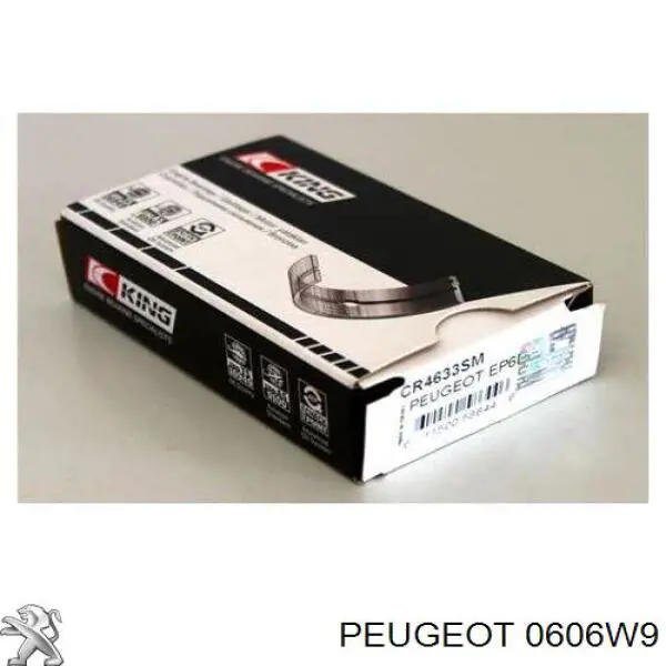 Panewki korbowodowe wału korbowego, zestaw, standardowe (STD) Peugeot/Citroen 0606W9 cena, od 31,93 USD