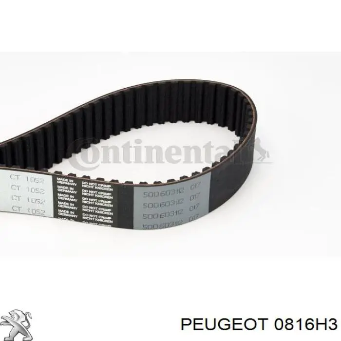 Pasek rozrządu Peugeot/Citroen 0816H3 cena, od 54,57 USD