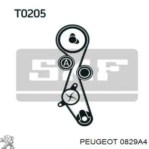 Rolka napinacza paska rozrządu Peugeot/Citroen 0829A4 cena, od 24,48 USD