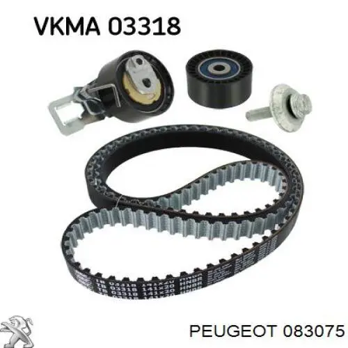 Rolka prowadząca kierunkowa paska rozrządu Peugeot/Citroen 083075 cena, od 20,39 USD
