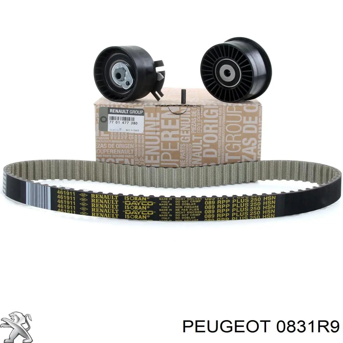 Pasek rozrządu, zestaw Peugeot/Citroen 0831R9 cena, od 66,23 USD
