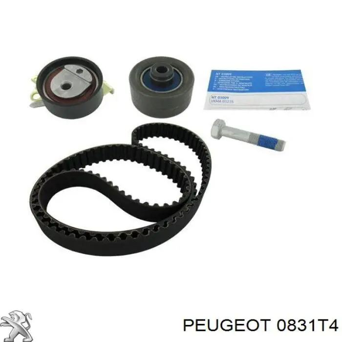 Do koszyka 0831T4 Peugeot/Citroen Pasek rozrządu, zestaw