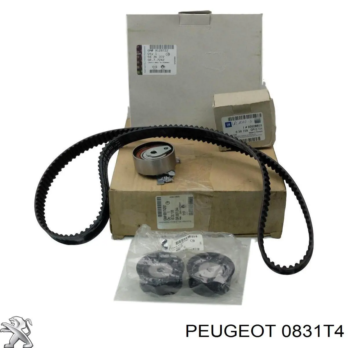 Pasek rozrządu, zestaw Peugeot/Citroen 0831T4 cena, od 95,35 USD