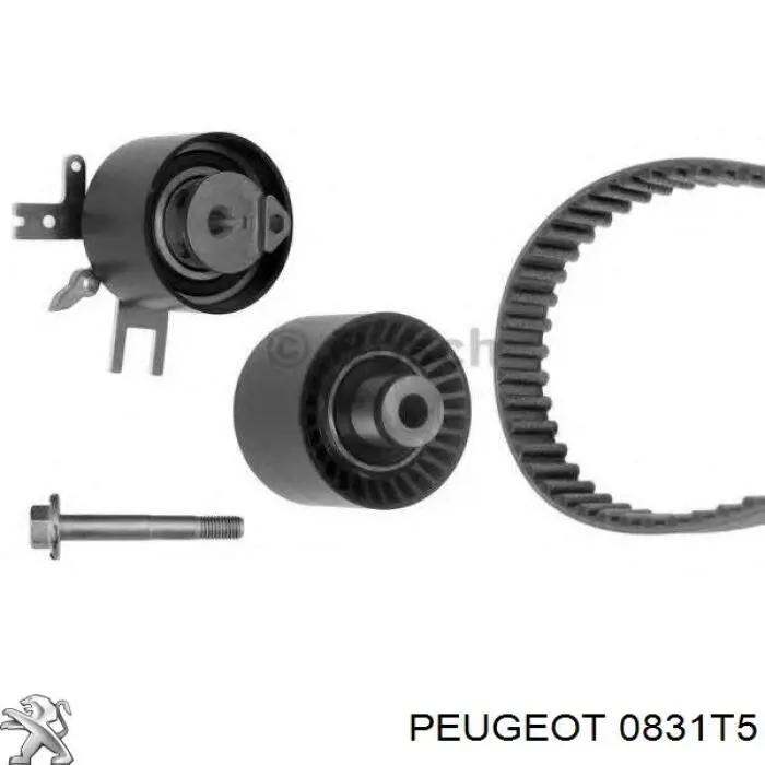 Pasek rozrządu, zestaw Peugeot/Citroen 0831T5 cena, od 96,55 USD