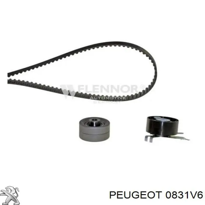 Pasek rozrządu, zestaw Peugeot/Citroen 0831V6 cena, od 115,48 USD