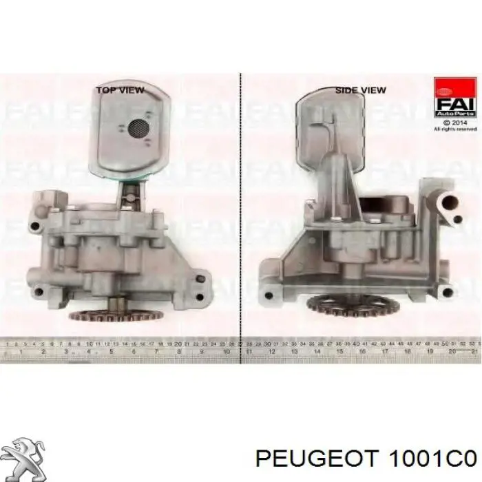 Pompa oleju 1001C0 Peugeot/Citroen