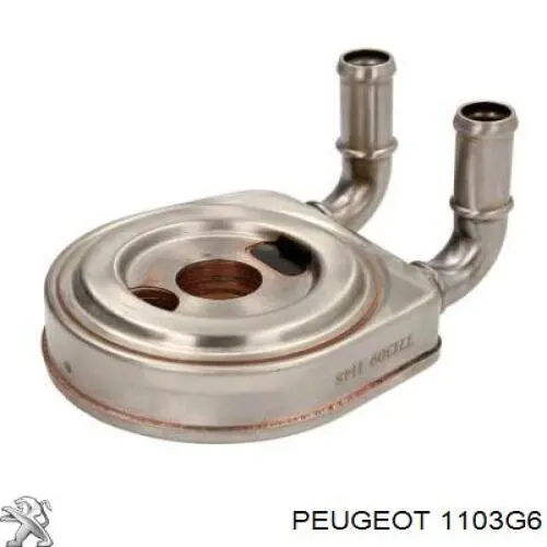 Chłodnica oleju, pod filtrem Peugeot/Citroen 1103G6 cena, od 71,28 USD