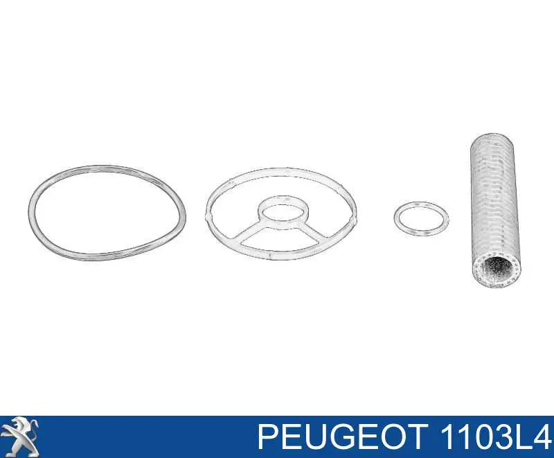 1103L4 Peugeot/Citroen Zestaw uszczelek obudowy filtra olejowego