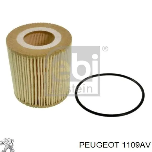 Filtr oleju Peugeot/Citroen 1109AV cena, od 8,47 USD