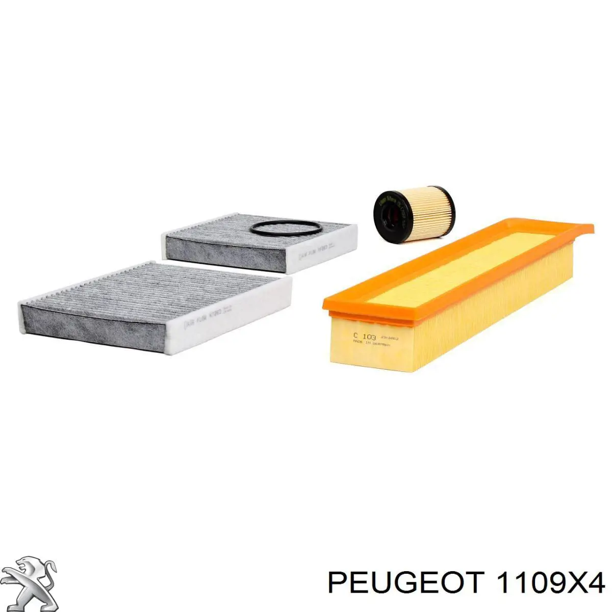 Do koszyka 1109X4 Peugeot/Citroen Filtr oleju