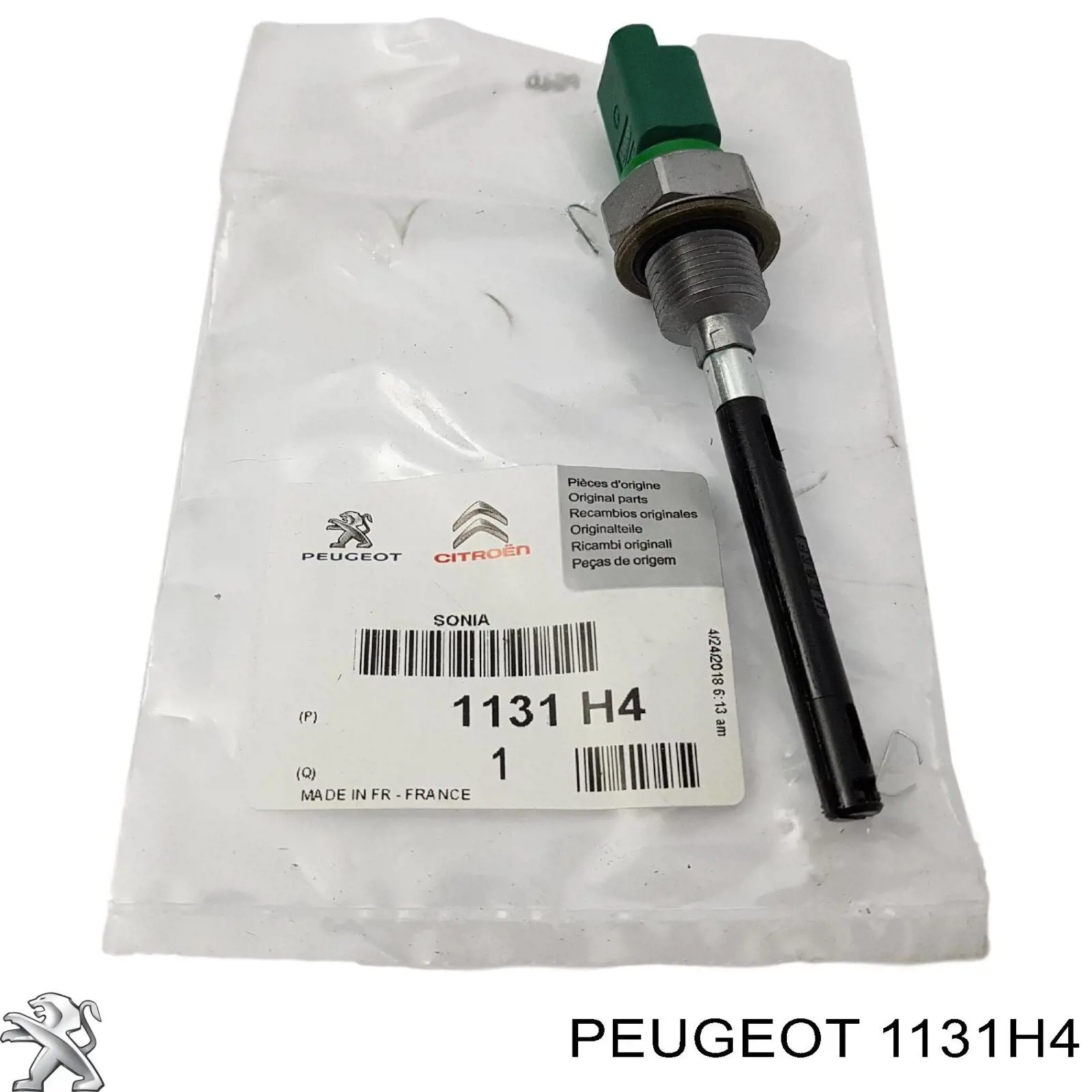 Czujnik poziomu oleju silnikowego Peugeot/Citroen 1131H4 cena, od 48,29 USD