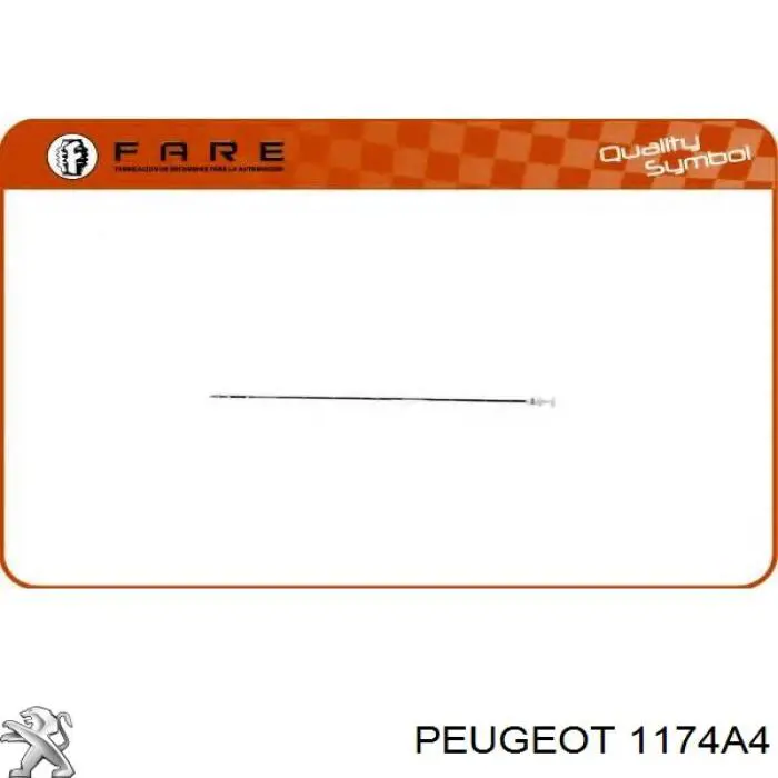 Do koszyka 1174A4 Peugeot/Citroen Bagnet poziomu oleju w silniku