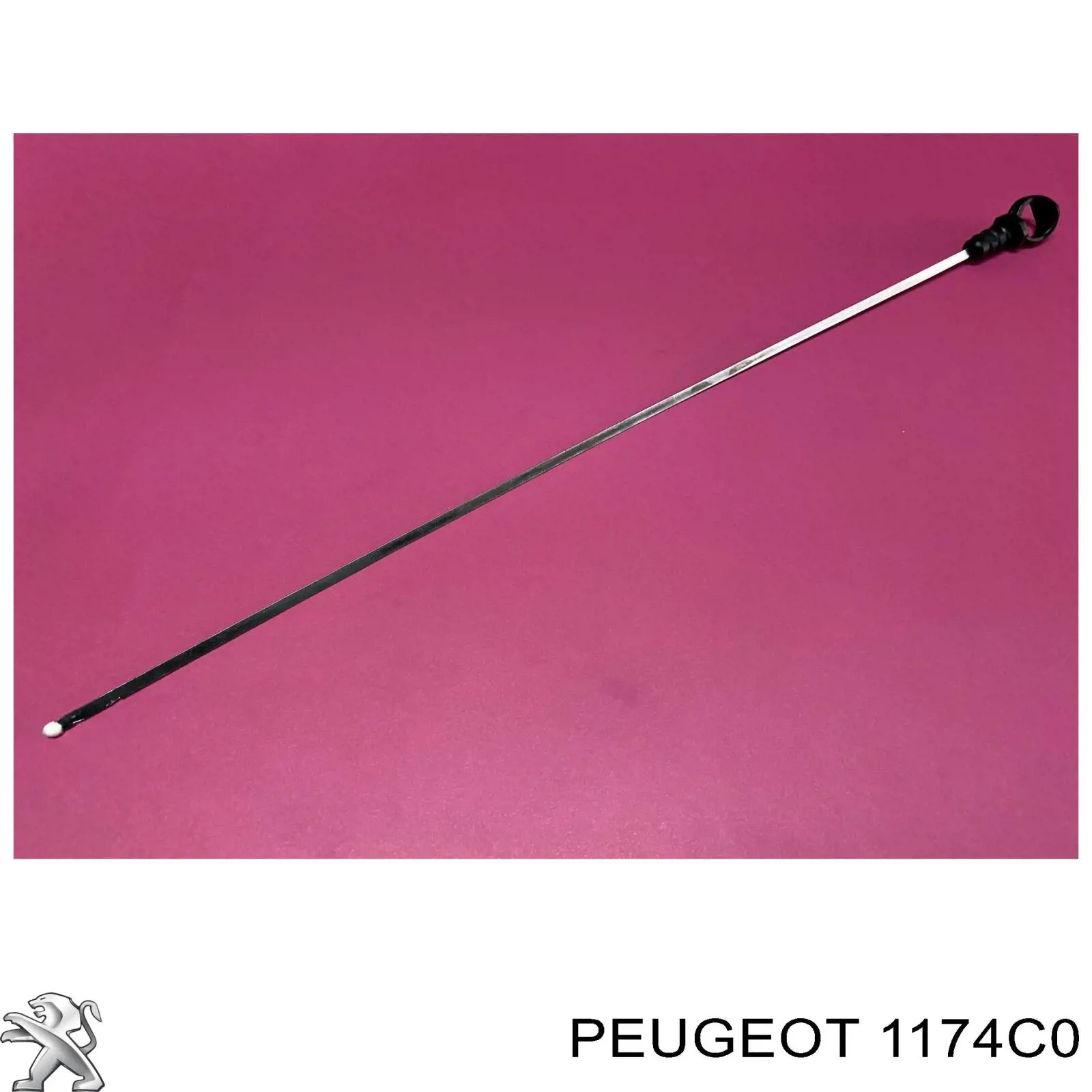 1174C0 Peugeot/Citroen Bagnet poziomu oleju w silniku