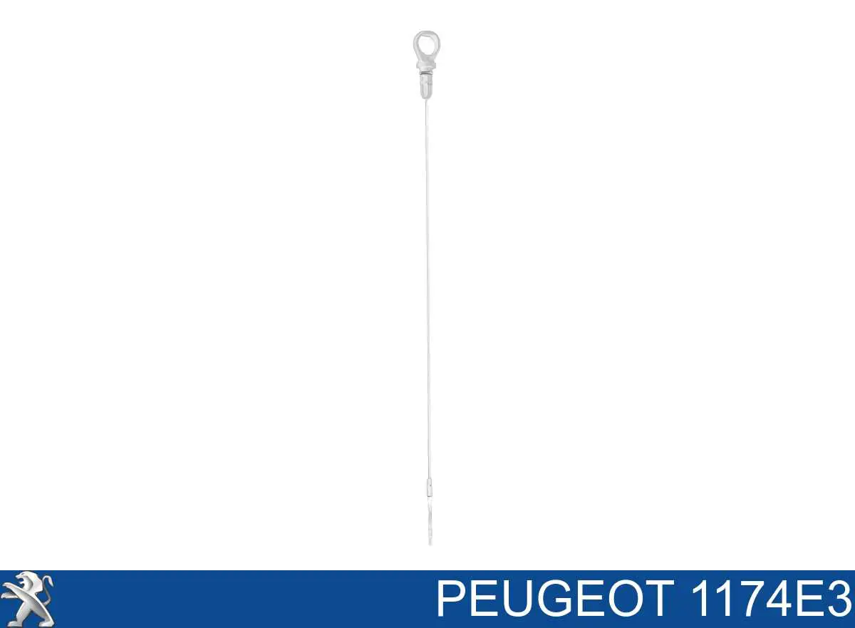 1174E3 Peugeot/Citroen Bagnet poziomu oleju w silniku