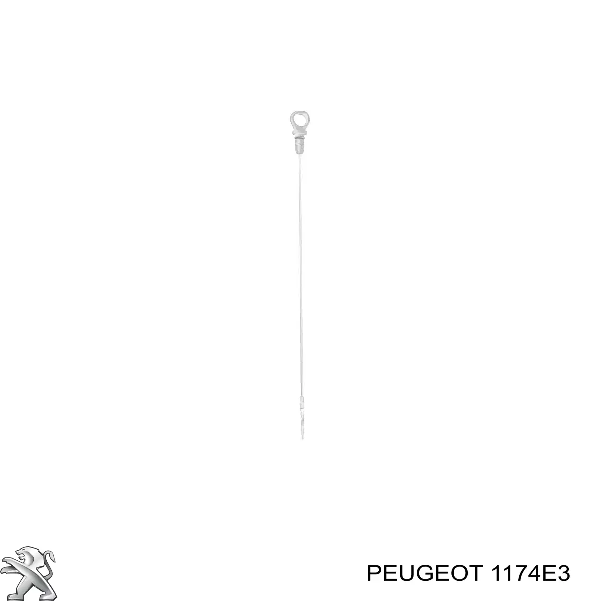 Do koszyka 1174E3 Peugeot/Citroen Bagnet poziomu oleju w silniku