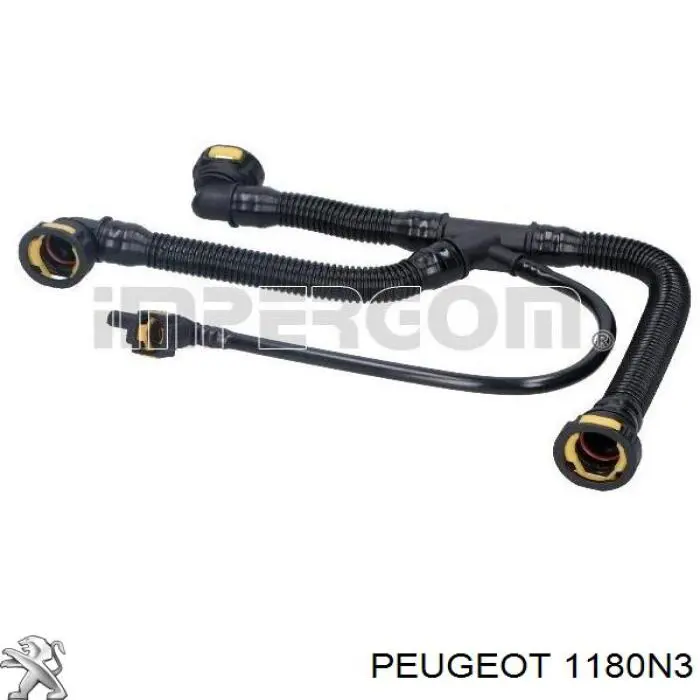 00001180N3 Peugeot/Citroen Króciec wentylacji kadłuba (separatora oleju)