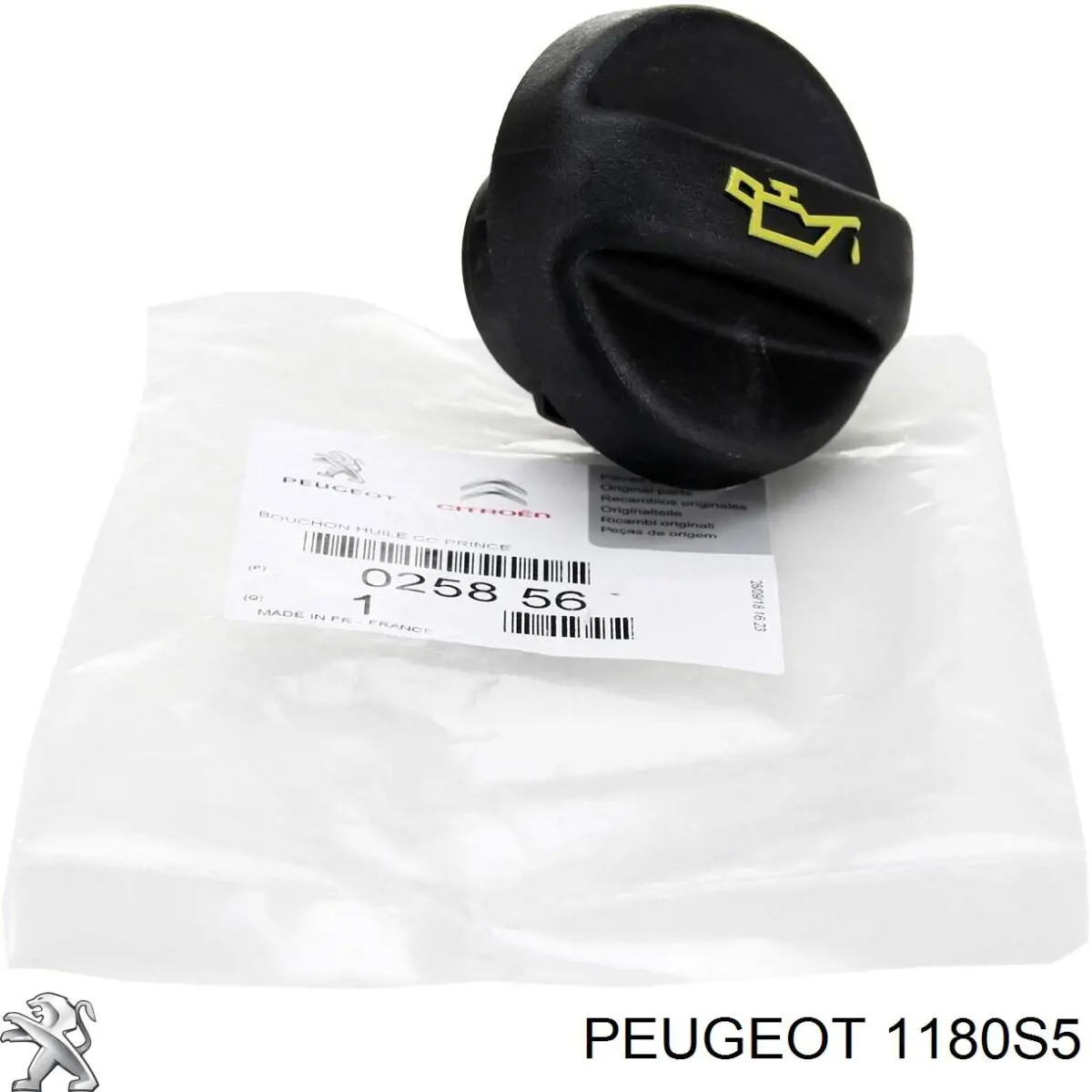 Do koszyka 00001180S5 Peugeot/Citroen Korek wlewu oleju