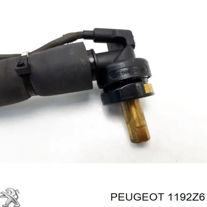 1192Z6 Peugeot/Citroen Króciec wentylacji kadłuba (separatora oleju)