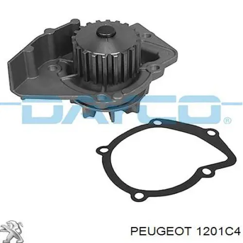 1201C4 Peugeot/Citroen Pompa chłodząca wodna