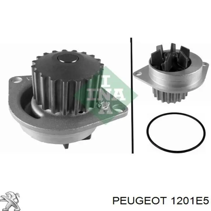 Pompa chłodząca wodna Peugeot/Citroen 1201E5 cena, od 29,91 USD