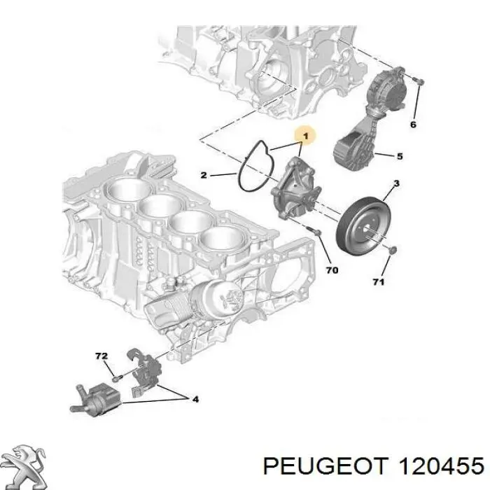 Napinacz paska napędowego Peugeot/Citroen 120455 cena, od 112,82 USD