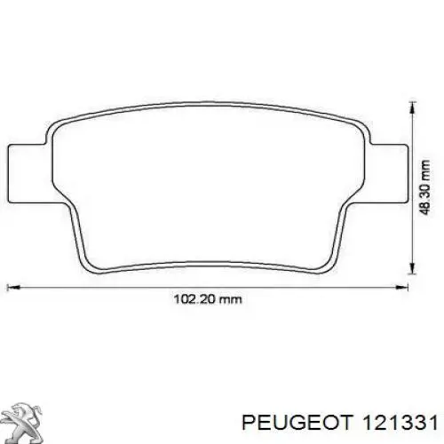 Do koszyka 121331 Peugeot/Citroen Przewód (króciec) układu chłodzenia