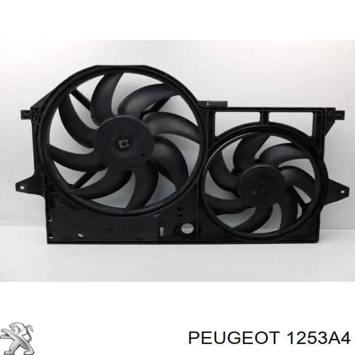 Wentylator elektryczny układu chłodzenia kompletny (silnik+wirnik) Peugeot/Citroen 1253A4 cena, od 69,81 USD