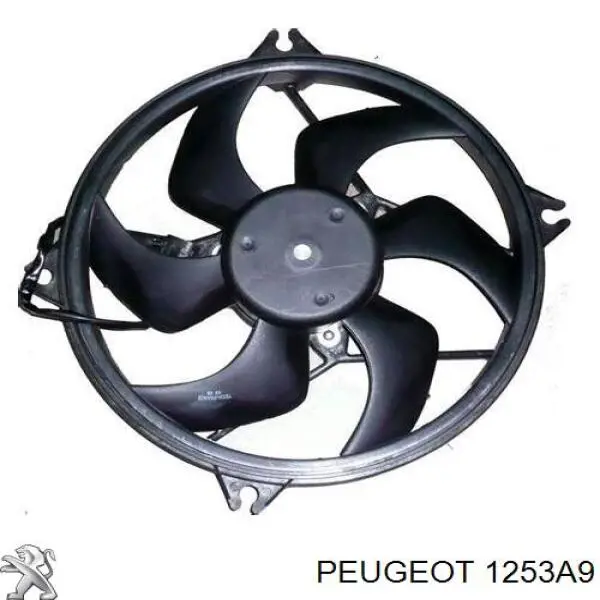 Wentylator elektryczny układu chłodzenia kompletny (silnik+wirnik) Peugeot/Citroen 1253A9 cena, od 52,85 USD