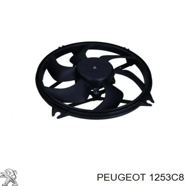 1253C8 Peugeot/Citroen Wentylator elektryczny układu chłodzenia kompletny (silnik+wirnik)