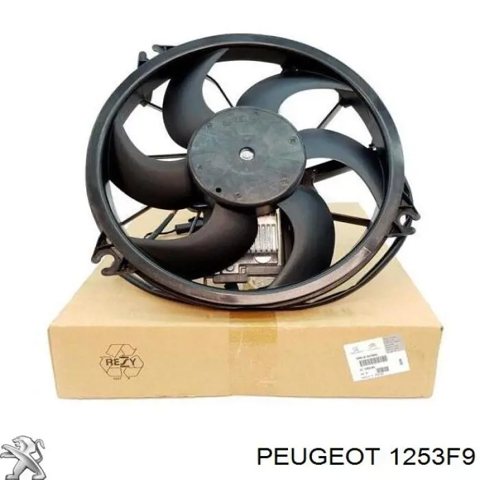 00001253K5 Peugeot/Citroen Wentylator elektryczny układu chłodzenia kompletny (silnik+wirnik)
