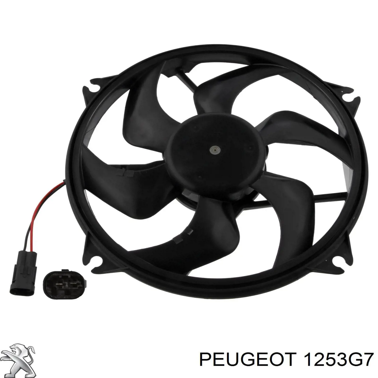 Wentylator elektryczny układu chłodzenia kompletny (silnik+wirnik) Peugeot/Citroen 1253G7 cena, od 82,90 USD