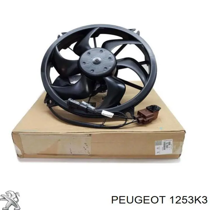 Wentylator elektryczny układu chłodzenia kompletny (silnik+wirnik) Peugeot/Citroen 1253K3 cena, od 141,36 USD