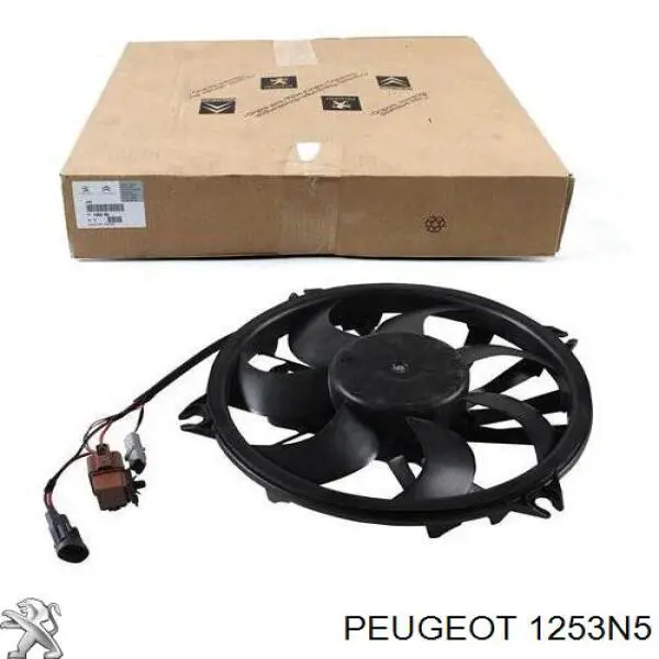 Wentylator elektryczny układu chłodzenia kompletny (silnik+wirnik) Peugeot/Citroen 1253N5 cena, od 141,51 USD