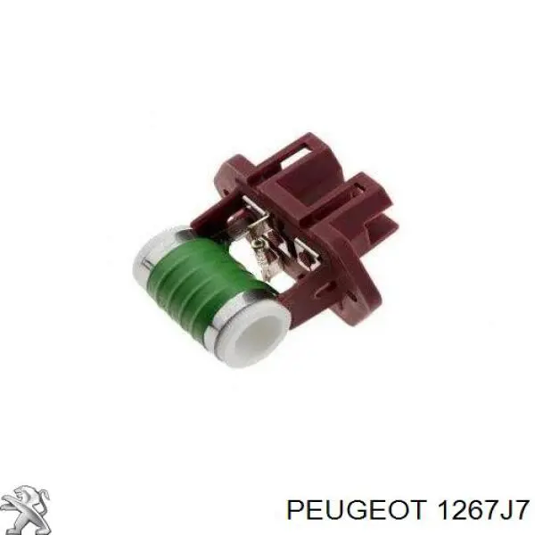Rezystor wentylatora nagrzewnicy (ogrzewacza kabiny) Peugeot/Citroen 1267J7 cena, od 14,35 USD