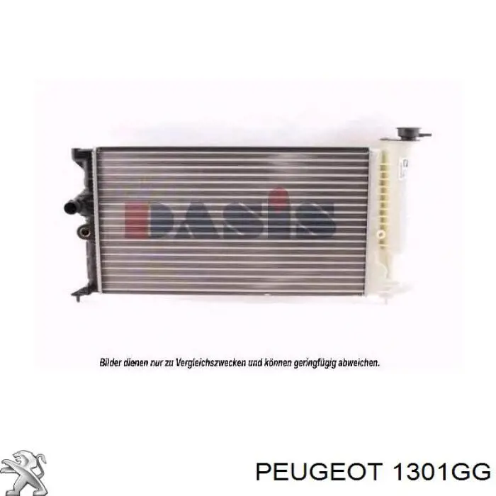 Chłodnica silnika Peugeot/Citroen 1301GG cena, od 62,99 USD