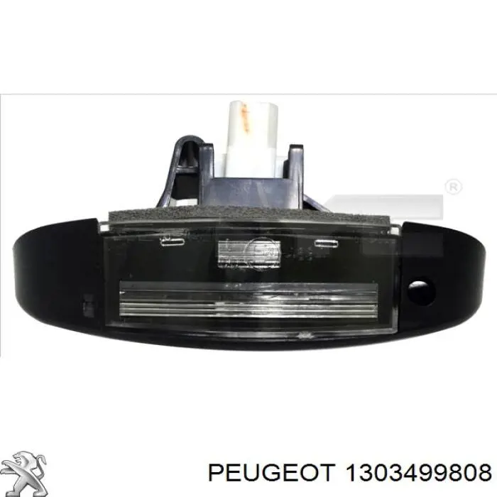 Do koszyka 1303499808 Peugeot/Citroen Lampa oświetlenia tylnej tablicy rejestracyjnej