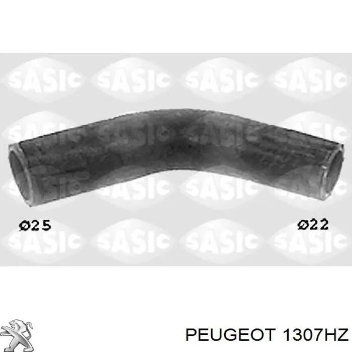 1307HZ Peugeot/Citroen Przewód (króciec) termostatu