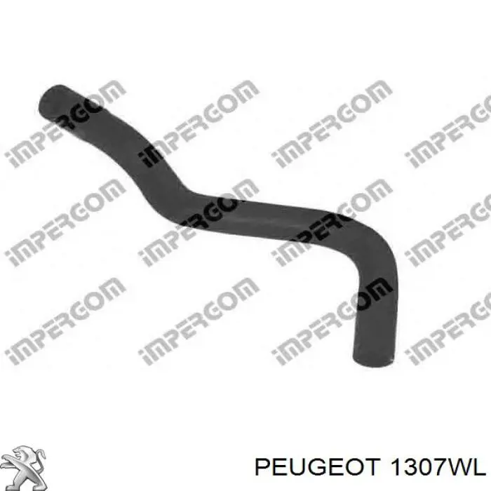 Przewód (króciec) chłodnicy górny 1307WL Peugeot/Citroen