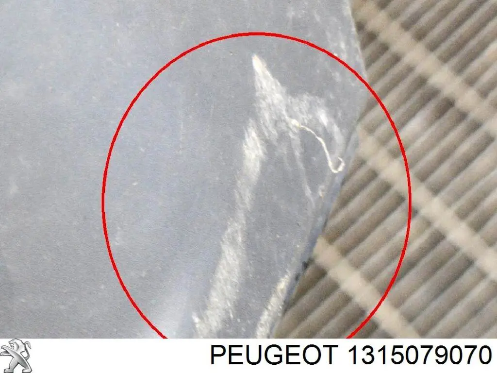 1315079070 Peugeot/Citroen Zderzak przedni, prawa część