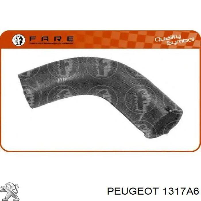 1317A6 Peugeot/Citroen Przewód (króciec) układu chłodzenia